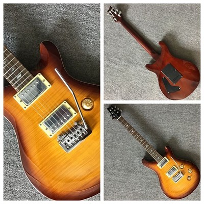 PRS Electric Guitar 6 String 2H Pickups Tremolo Bridge Flame Maple Top Fast Ship