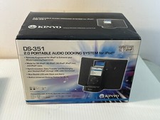 KINYO 2.0 PORTABLE AUDIO DOCKING SYSTEM FOR IPOD DS-351 NIB NEW