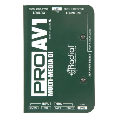 Radial ProAV1 Mono Audio/Video DI
