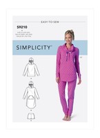 Simplicity 9210 Damen Oberteil Kleid Shorts Hosen Schnittmuster GrößEn Xs - Xxl