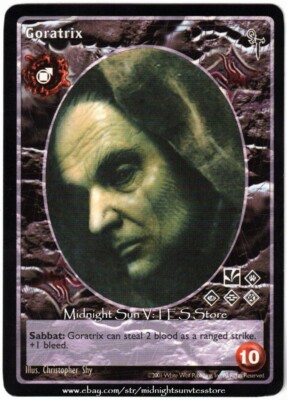 Goratrix Tremere Antitribu Final Nights V:TES VTES Vampire CCG