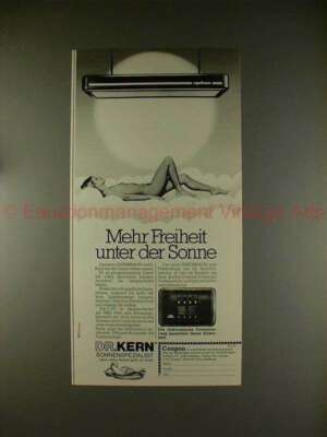 1979 Dr. Kern Superbraun Ad - in German - Mehr Freiheit unter der Sonne!