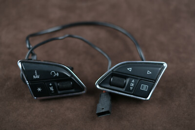 pair L+R set Switch Multi Function Steering Wheel Audi A1 8X A6 A4 4G 4g0951523c