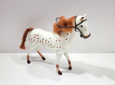 Vintage Kid Kore 1994 8  Horse White Spotted Brown