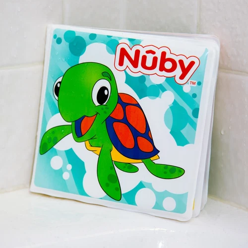 Nuby Baby's 1st 洗澡书 - 有趣多彩的洗澡时间玩具 - Squeaks - 防水 - 第 6 张/共 8 张