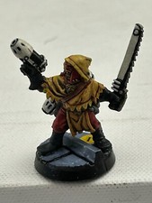Warhammer 40k Classic METAL Necromunda Cawdor Leader with Plasma painted OOP