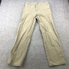 Vintage Ralph Lauren Sport Pants Womens 10 Green Solid Pockets 