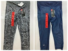 NWT Under Armour Women  s Fitness Gym Capri Printed Leggings