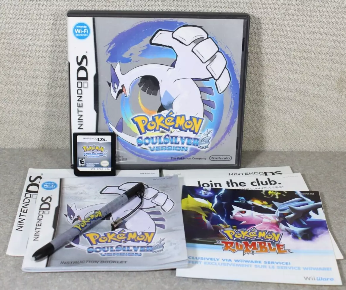 Pokémon SoulSilver Version, Nintendo DS, Jogos