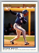 1991 O-Pee-Chee Premier - #126 Devon White