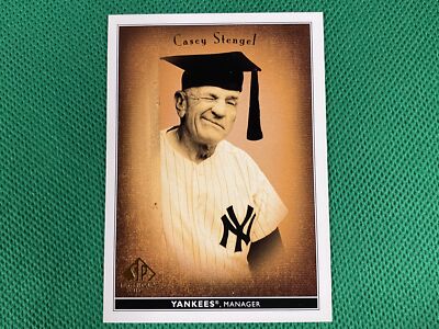 2002 SP Legendary Cuts #10 Casey Stengel New York Yankees | eBay