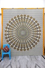 Queen Boho Hippie Gypsy Baumwolle Bunt Bohemian Mandala Wandteppich Wandbehang g