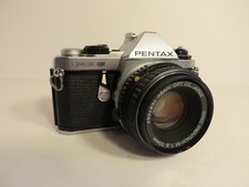 Asahi Pentax ME Super 35mm SLR Film Camera w/ SMC Pentax-M 1:2 50mm Lens