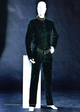 VELVET UNDERGROUND  - Sterling Morrison's GREEN VELVET SUIT -BETSEY JOHNSON