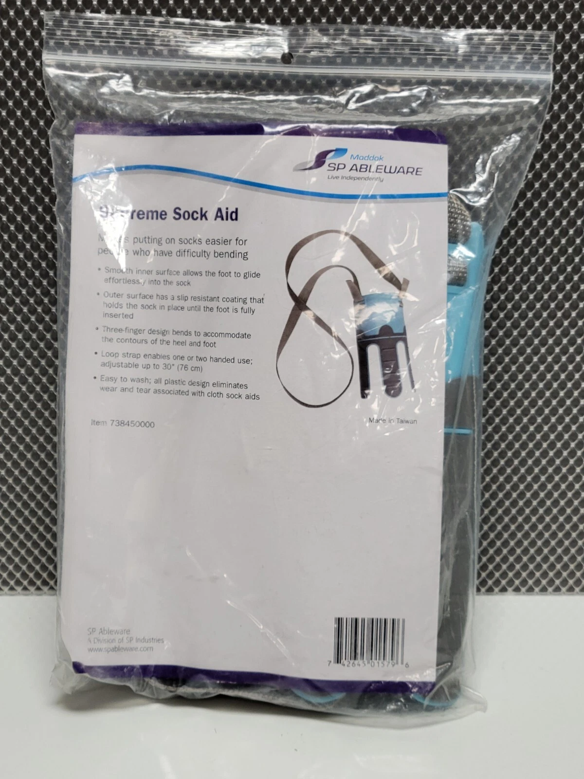 Ableware 738450000 Supreme Sock Aid aide pansement neuf jamais utilisé. 