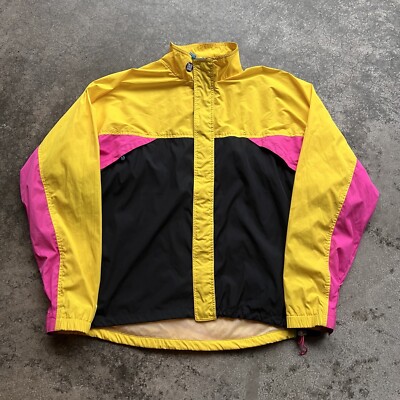 VTG Nike Echelon Windbreaker Jacket Mens XL Vented Nylon Cycling