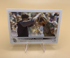 2022 Topps #648 A Powerful Honor Machado Hangs Swag On Tatis After Grand Slam