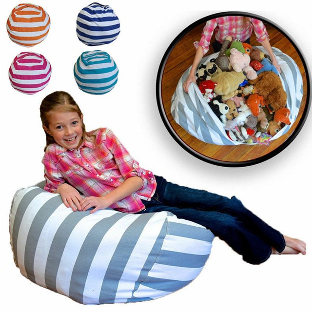 stuffed animal bean bag chair