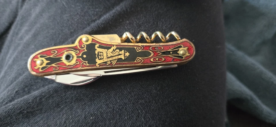 Anheuser-Busch Stanhope knife, double-sided Knife, Adolphus Busch, A & Eagle, - Image 2 of 4