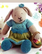  Knitting Pattern To Make Easter Bunny Cuddly Soft Toy DK