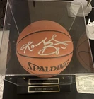New Listing2000 Kobe Bryant Autographed Basketball Silver Sharpie Full Signature Beckett