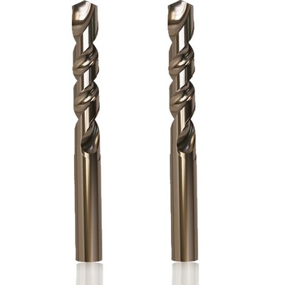 2 Pcs 10mm M35 Cobalt Drill Bits for Metal Stainless Steel Fully Grounded 5%