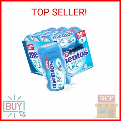 Mentos Pure Fresh Sugar-Free Chewing Gum with Xylitol, Fresh Mint Flavor, Easter