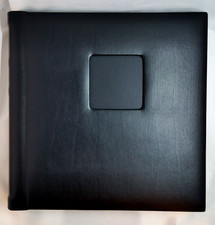 Professional 10x10 Black Wedding/Parent Album 20 Photo Lther Bound Photographer