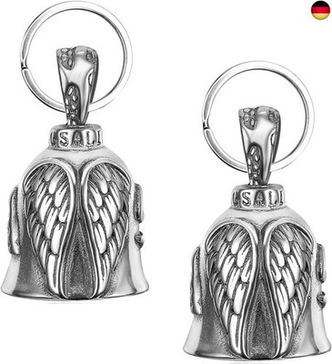 2 Stück Biker Bell Motorrad Glöckchen, Guardian Biker Bell Motorrad, Motorrad Z