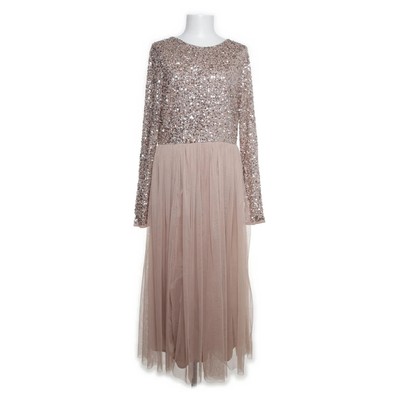 Maya Deluxe, Abendkleid, Größe: 44, Beige, Polyester, Damen #02g