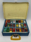 Vintage Lesney Matchbox Big lot of 36 Cars & Trucks 60s 70s With Carrying Case