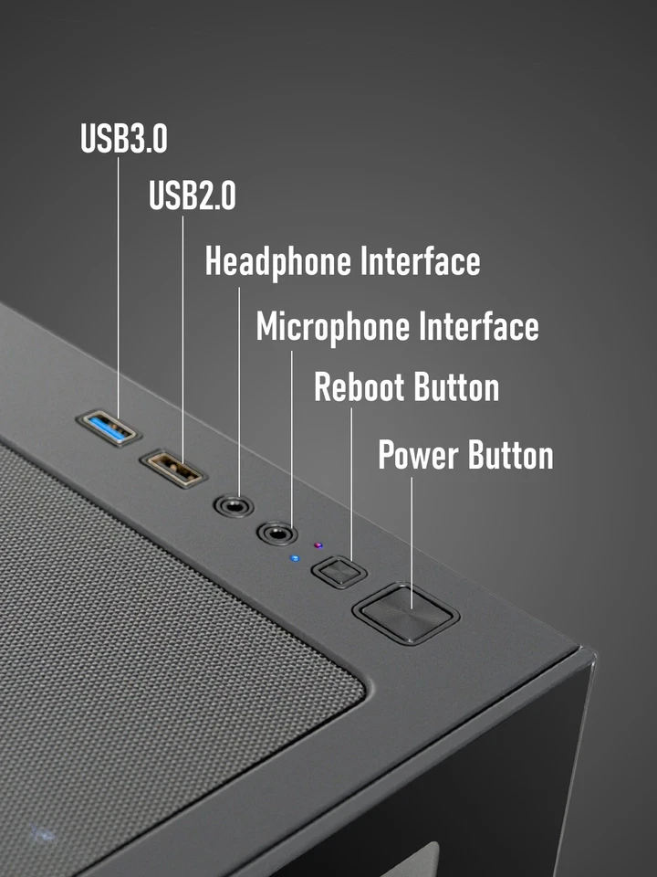Gaming PC i7 Xeon E5 3.2GHz, GTX TITAN 12GB, 32GB RAM, 512GB SSD+1TB, Win11 - Image 3 of 4