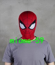 PS4 Spider-Man Mask 1:1 Handmade Wearable Cosplay Prop with Faceshell Eyes Gift