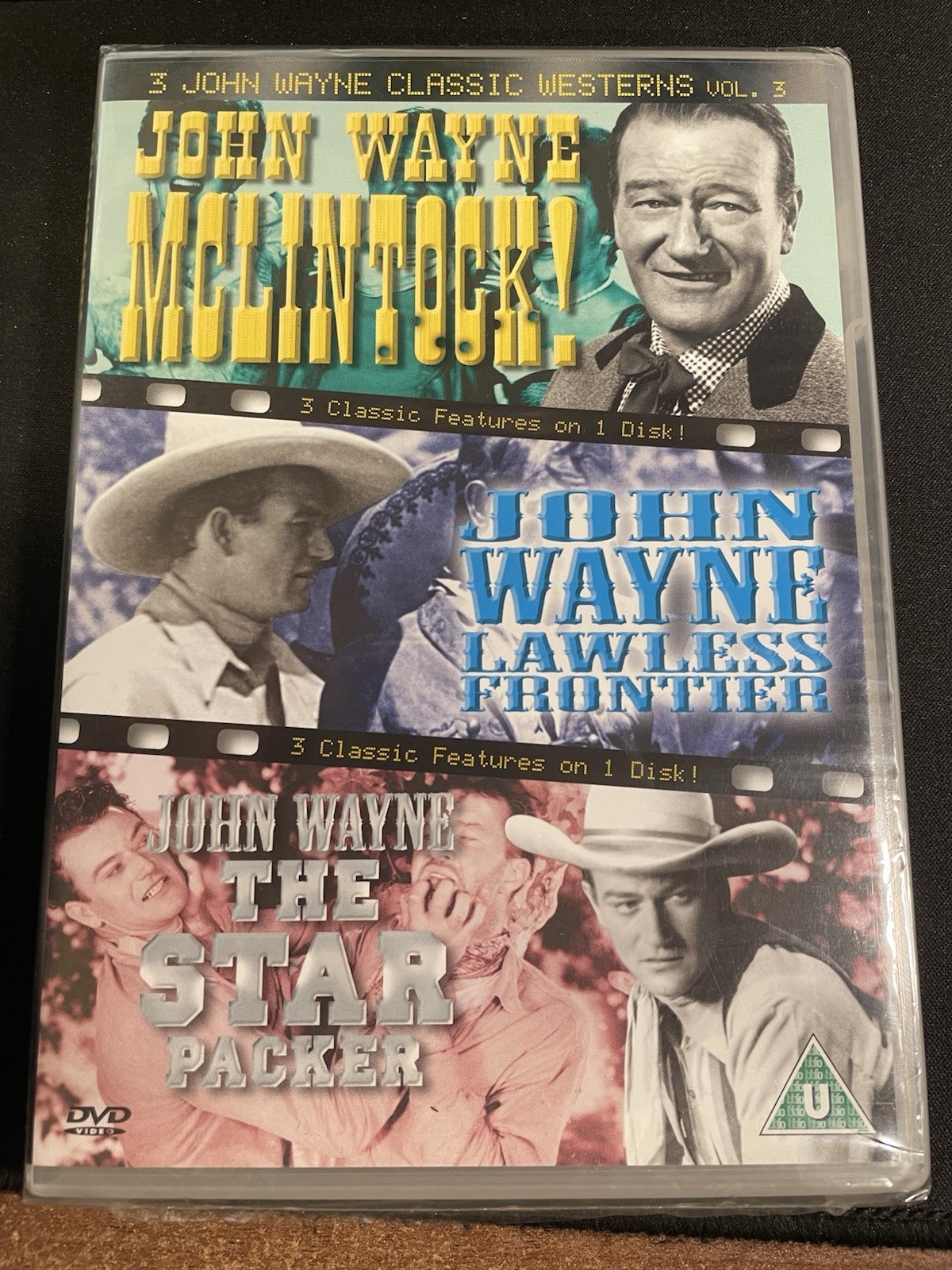 John Wayne Classics Vol 3 McLintock Lawless Frontier The Star Packer New Sealed
