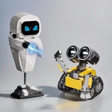 Wall.E Eve Robot Assembly Model Kit Buildable Action Figure Collectible kids Toy