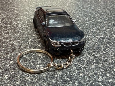 2010 E60 BMW M5 Keychain Black Blue Flake Hot Wheels Matchbox