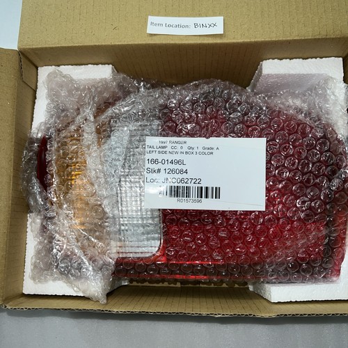 Drivers Taillight Taillamp Lens Housing for 1993-1997 Ford Ranger Pickup Truck
