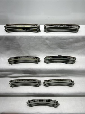 Bachmann E-Z Track N scale 30 Degree Curve Grey Used 34 Pieces
