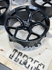 4 NEW 19x8.5" Audi 5x112 Wheels A4 S4 A6 Q5 Q3 A5 S5 TT Matte Black 19" Rims