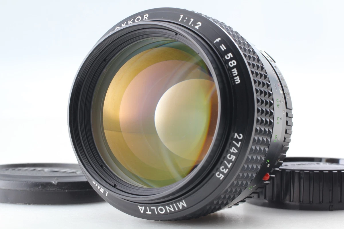 Minolta 58mm Focal f/1.2 Camera Lenses for sale | eBay