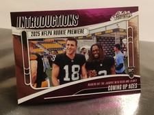 2025 Panini Absolute #I-AJY Ashton Jeanty & Jack Bech ✨Rookie Introductions✨