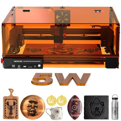 Laser Engraver, 5.5W Enclosed Diode Machine 300×300mm Working Area for Precis...
