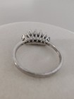 Vintage Signed 925 Sterling Silver Marquise Clear 5-Stone Prong Set Ring Size 8 — photo 6