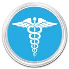 1 oz Silver Colorized Round - APMEX (Medical Symbol)