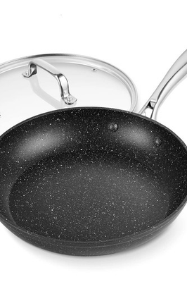 #ad Home Hero NON Stick Stone coated Frying Pan Black With Spots $19.99