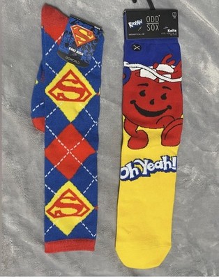 Bioworld Superman and Koolaid Knee High Socks