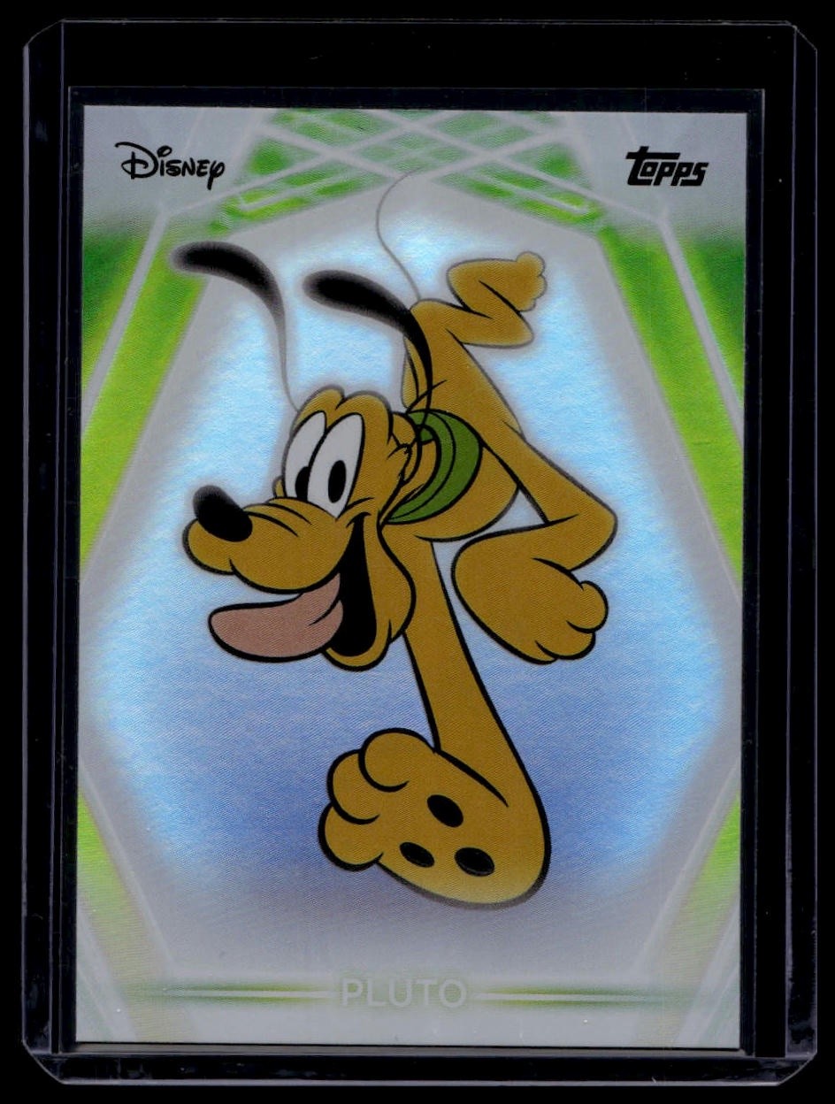 2026 Topps Disney Neon #198 Pluto Rainbow Foil