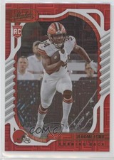 2022 Panini Absolute Rookies Red Squares 376/499 Jerome Ford #171 1cx3