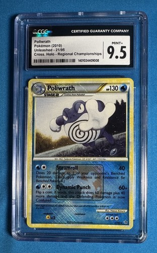 Poliwrath graded CGC 9.5 for sale on eBay