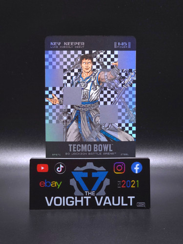 Key Keeper `Luke Kuechly` Bo Jackson Battle Arena Tecmo Bowl Big Pixel Steel